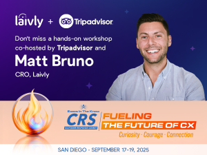 Banner - Don't miss a hands-on workshop co-hosted by Tripadvisor and Matt Bruno, CRO Laivly
